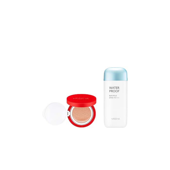 All-Around Safe Block Waterproof Sun Milk SPF 50+/PA++++ - X MISSHA - Velvet Finish Cushion SPF50+ PA+++ - - 23
