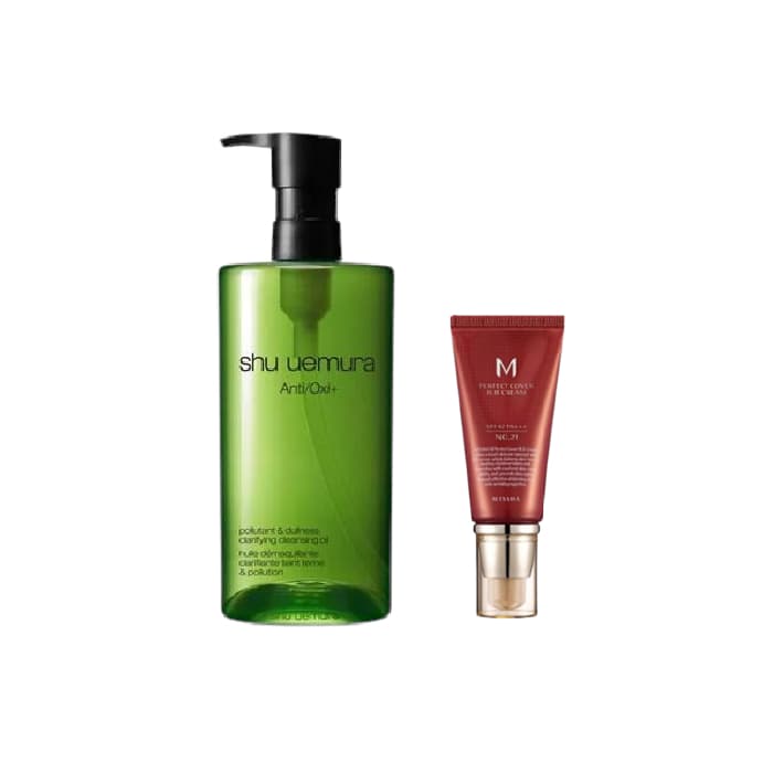 Missha X Shu Uemura M Perfect Cover BB Cream #21 Light Beige X Shu Uemura - Anti/Oxi+ Pollutant & Dullness Clarifying.