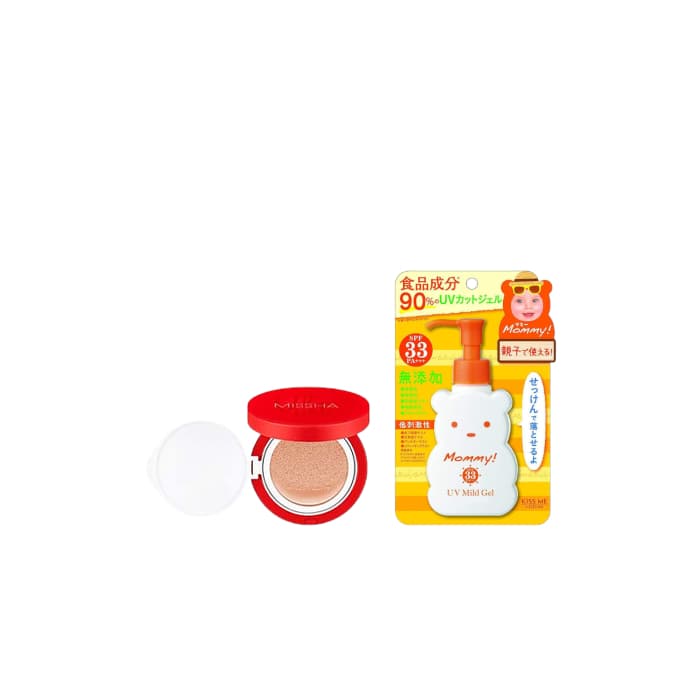ISEHAN - Kiss Me Mommy UV Mild Gel SPF33 PA+++ - X MISSHA - Velvet Finish Cushion SPF50+ PA+++ - - 23