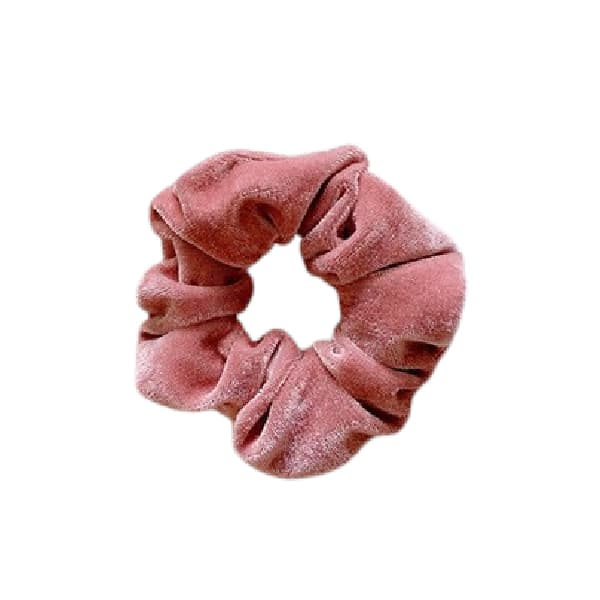 Velvet Hair Tie -. - Pink