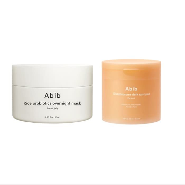 Glutathiosome Dark Spot Pad (.) X Rice Probiotics Overnight Mask (.) Set