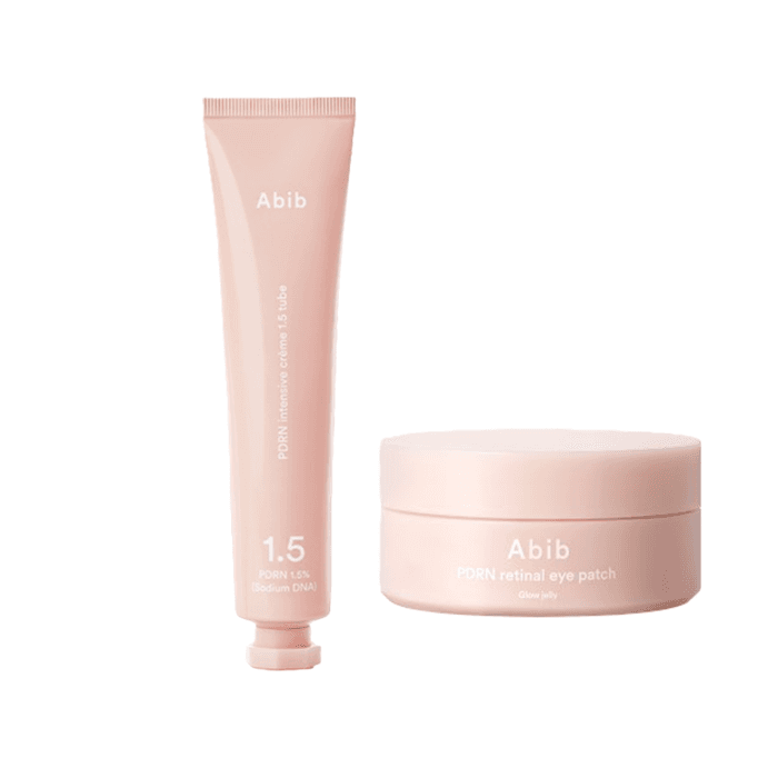 PDRN Intensive Creme 1.5 Tube (1ea) X PDRN Retinal Eye Patch Glow Jelly (1ea) Set