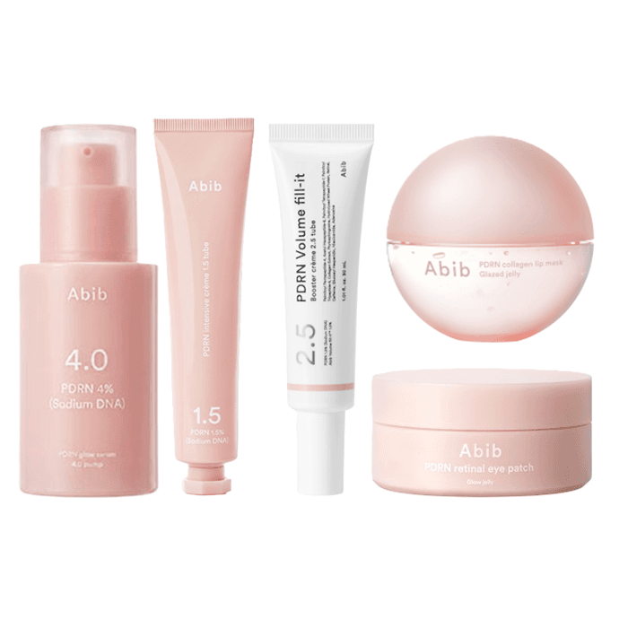 Full PDRN Glow up Routine Set - PDRN Glow Serum 4.0 Pump (1ea) X PDRN Intensive Creme 1.5 Tube (1ea) X PDRN Volume.