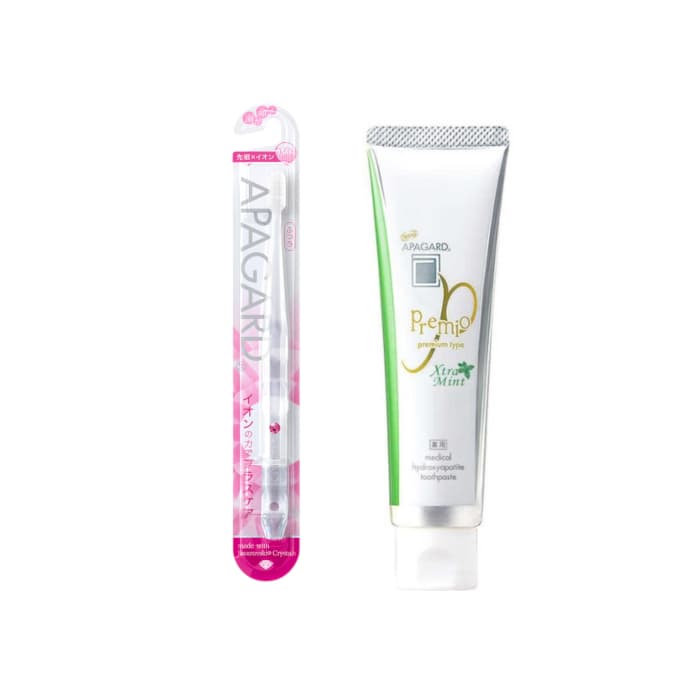 Premio Xtra Mint - (.) + APAGARD - Crystal Toothbrush -. - Random Color (.) Set