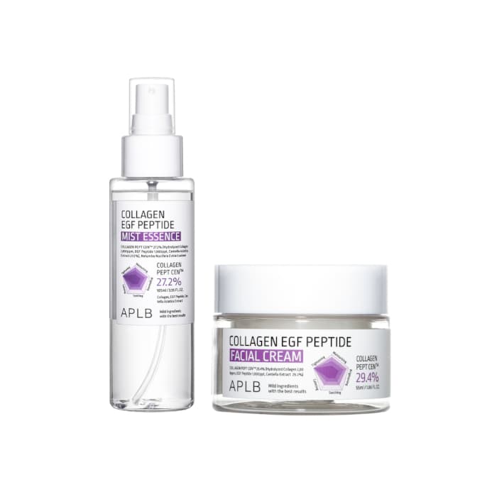 Collagen EGF Peptide Facial Cream - (.) + Mist Essence - (.) Set