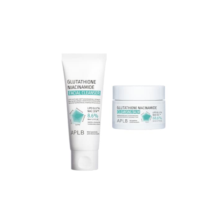 Glutathione Niacinamide Facial Cleanser - & Cleansing Balm - Set