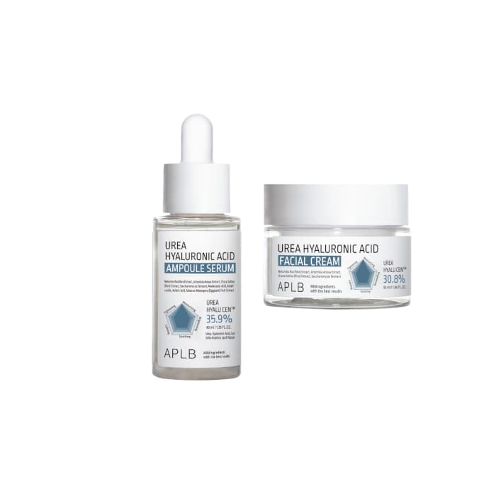 Urea Hyaluronic Acid Ampoule Serum - & Facial Cream - Set
