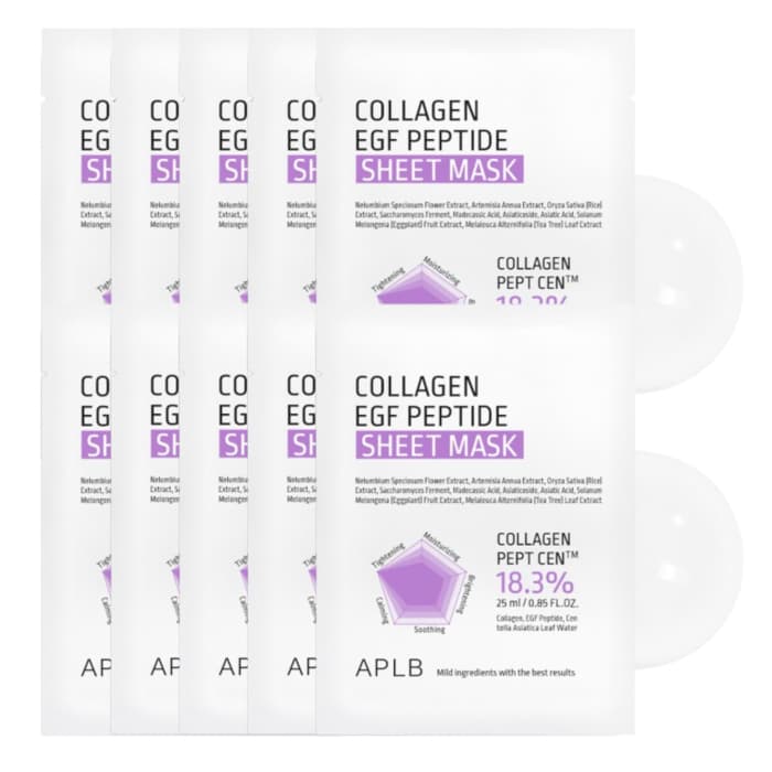 Collagen EGF Peptide Sheet Mask (.) Set