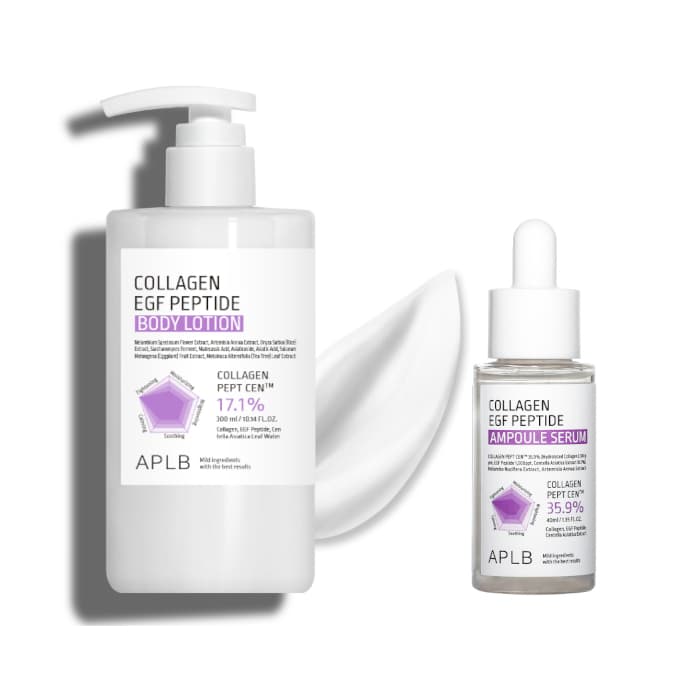 Collagen EGF Peptide Body Lotion - (.) X Ampoule Serum - (.) Set