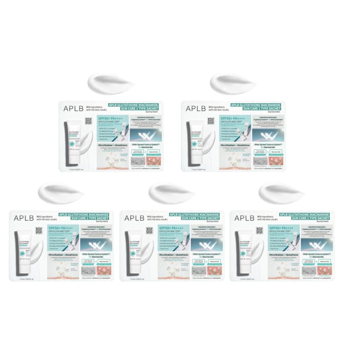 Glutathione Niacinamide Sunscreen SPF50+ PA++++ Sachet Pack (.) Set