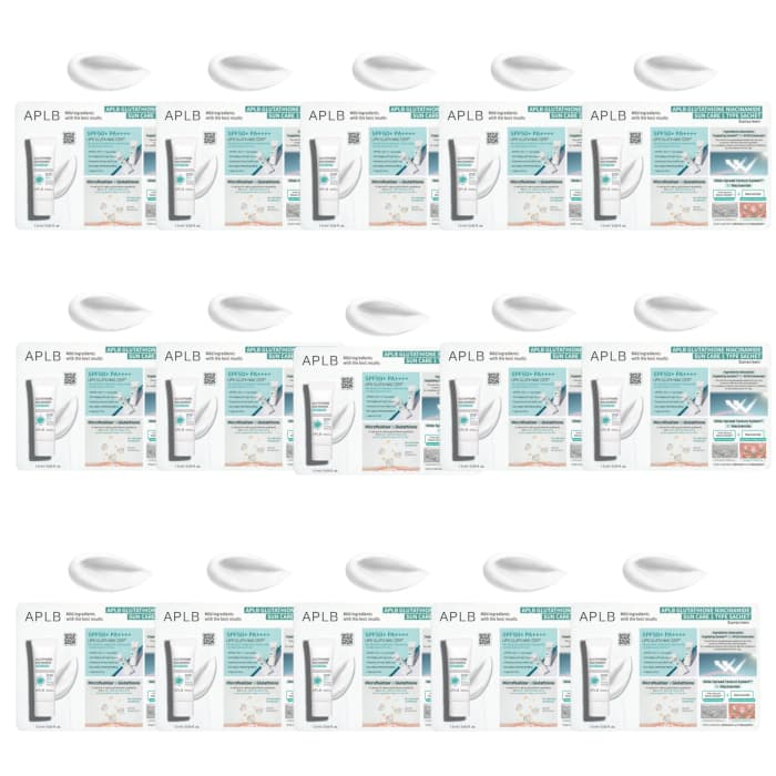 Glutathione Niacinamide Sunscreen SPF50+ PA++++ Sachet Pack (.) Set
