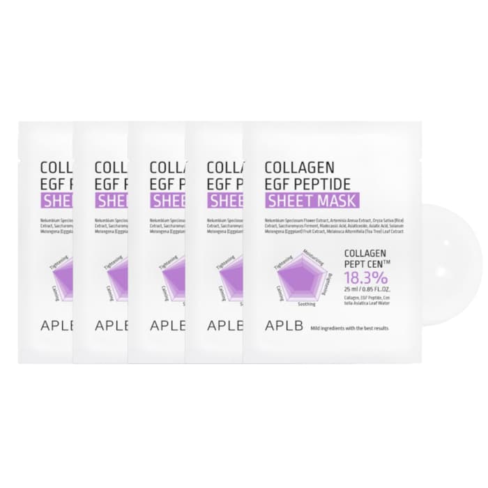 Collagen EGF Peptide Sheet Mask -.* (.) Set
