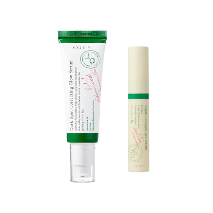 Dark Spot Correcting Glow Serum - (.) + Vegan Collagen Eye Serum - (.) Set