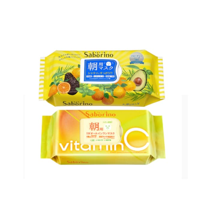 Saborino Morning Mask - Fruity Herbal -. (.) & BCL - Saborino Morning Mask -. - Vitamin C (.)