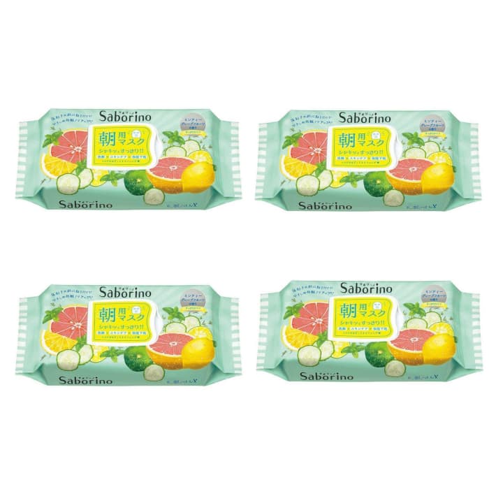 Saborino Morning Mask - Grapefruit -. (.) Set