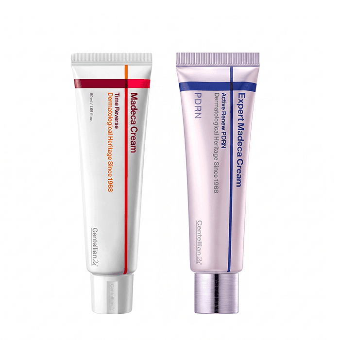 Madeca Cream Time Reverse (Season7) and Expert Madeca Cream Active Renew PDRN Set