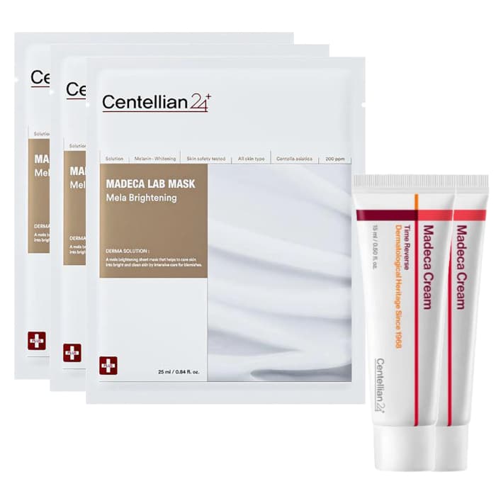 Madeca Cream Time Reverse Special Set (Madeca Lab Mask Mela Brightening Sheet x 3ea+ Time Reverse Cream x