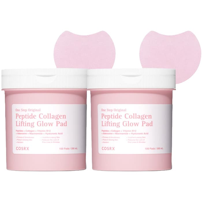 One Step Original Peptide Collagen Lifting Glow Pad - (100 pads) (2ea) Set