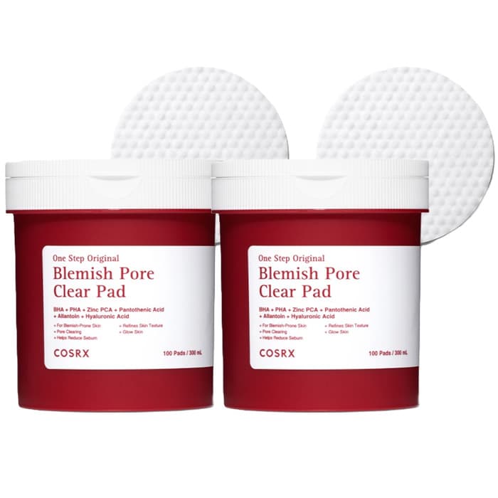 One Step Original Blemish Pore Clear Pad - (100 pads) (2ea) Set