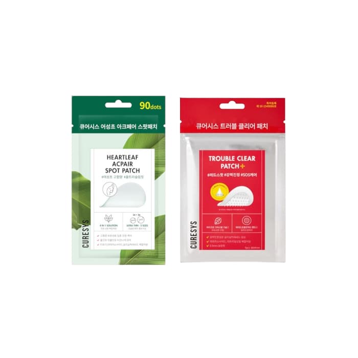 Trouble Clear Needle Patch - + Heartleaf Acpair Spot Patch - Set