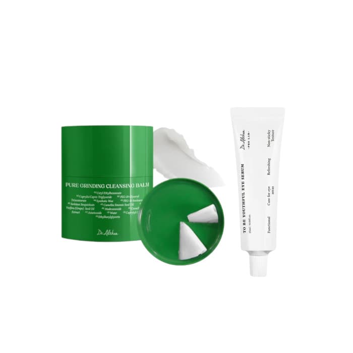 Pure Grinding Cleansing Balm (.) X To Be Youthful Eye Serum (.) Set
