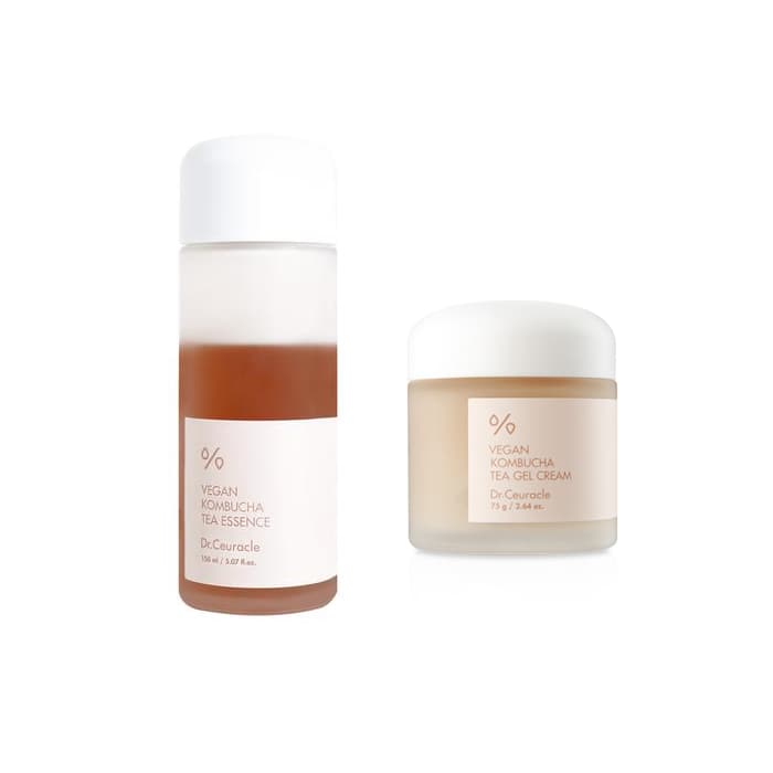 Vegan Kombucha Tea Essence + Gel Cream Set