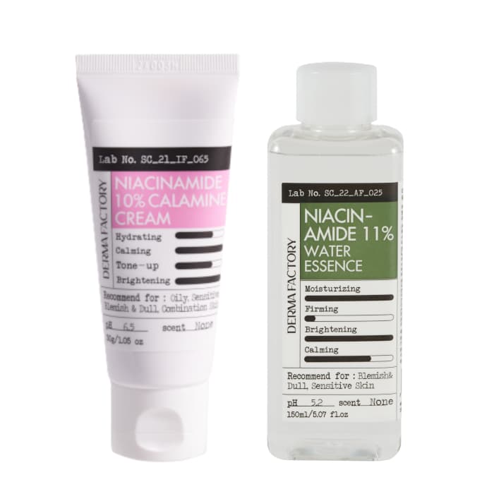 Niacinamide 10% Calamine Cream - (1ea) & 11% Water Essence - (1ea) Set