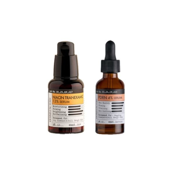 DERMA FACTORY - Niacin Tranexamic 13% Serum - (1ea) & PDRN 4% Ampoule - (1ea) Set