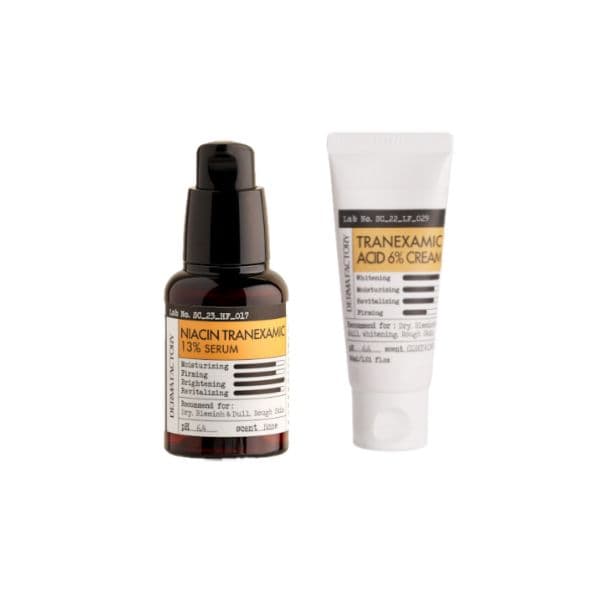 Niacin Tranexamic 13% Serum - (1ea) & Tranexamic Acid 6% Cream - (1ea) Set