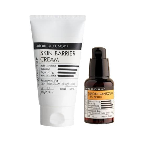 Niacin Tranexamic 13% Serum - (1ea) & Skin Barrier Cream - (1ea) Set