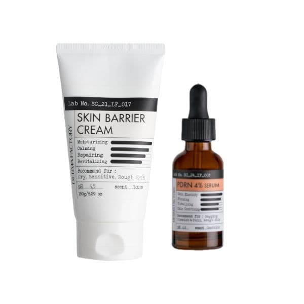 PDRN 4% Ampoule - (1ea) & Skin Barrier Cream - (1ea) Set