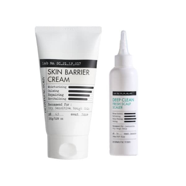 Skin Barrier Cream - (1ea) & Deep Clean Fresh Scalp Scalper - (1ea) Set