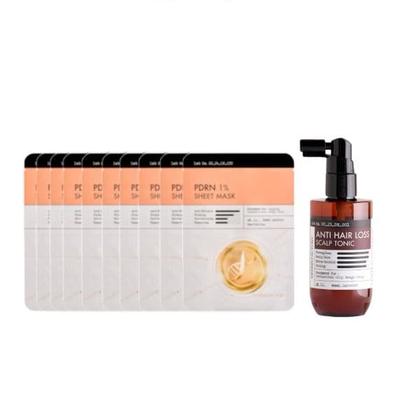 Anti Hair Loss Scalp Tonic - (1ea) & PDRN 1% Sheet Mask - Set