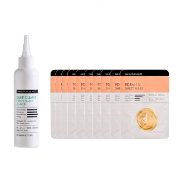 Deep Clean Fresh Scalp Scalper - (1ea) & PDRN 1% Sheet Mask - Set