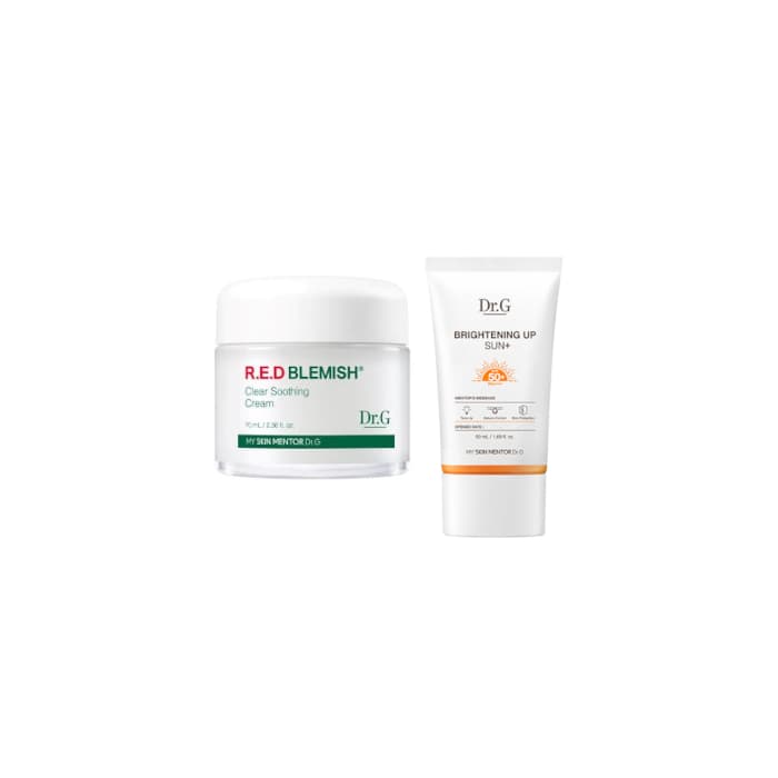 R.E.D Blemish Clear Soothing Cream - - - White (.) + Brightening Up Sun+ SPF50+ PA+++ - (.) set