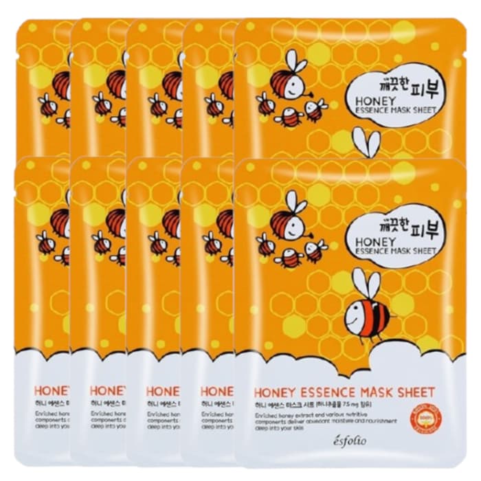Pure Skin Essence Mask Sheet - - Honey (.) Set