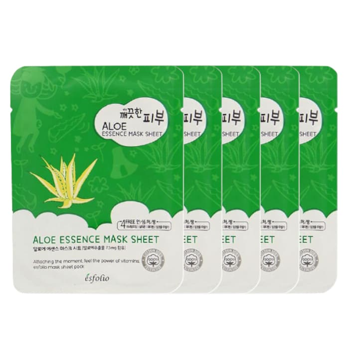 Pure Skin Essence Mask Sheet - - Aloe (.) Set