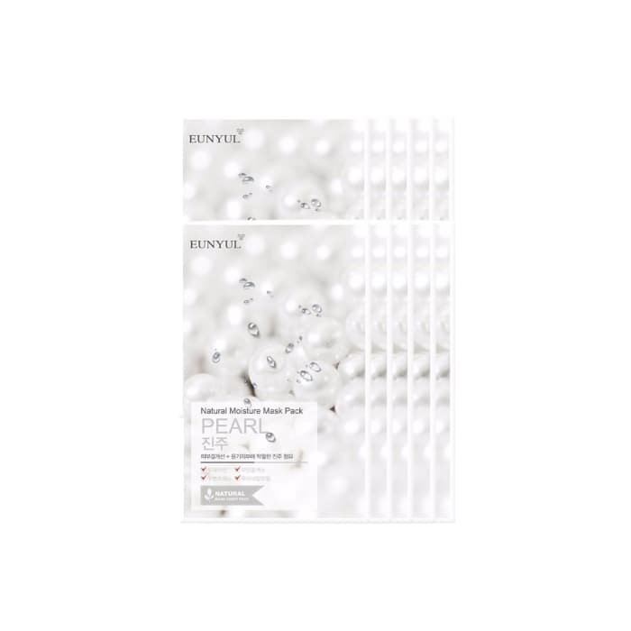 EUNYUL - Natural Moisture Mask Pack - Pearl -. set