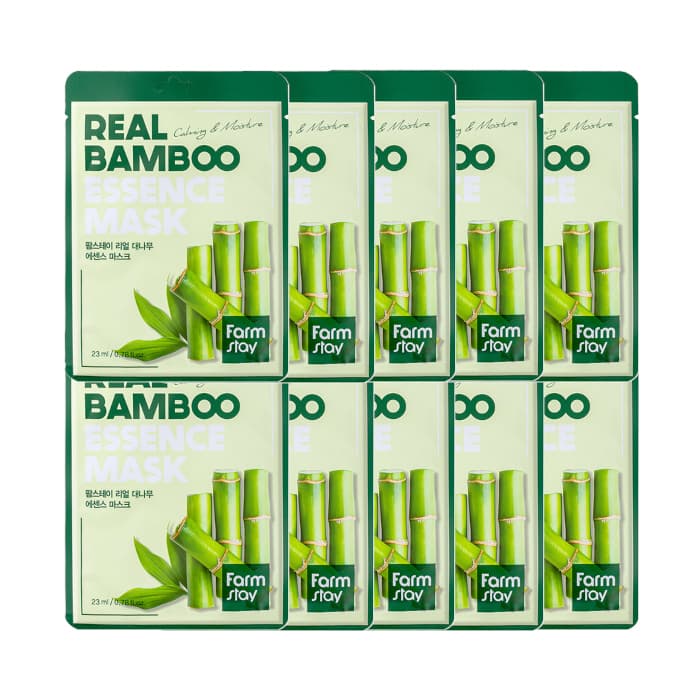 Real Essence Mask - - Bamboo (10ea) Set
