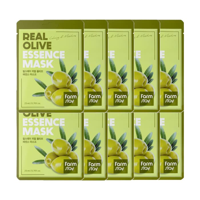 Real Essence Mask - - Olive (10ea) Set