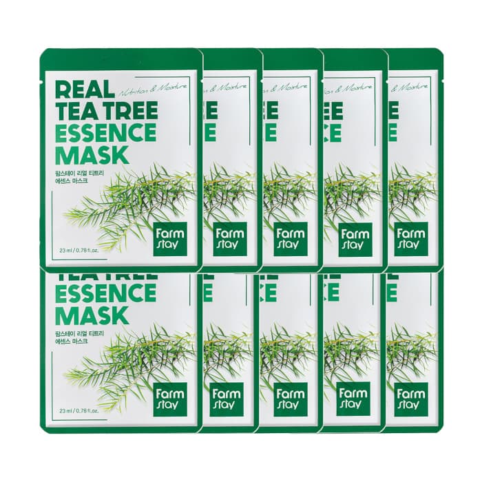 Real Essence Mask - - Tea Tree (10ea) Set