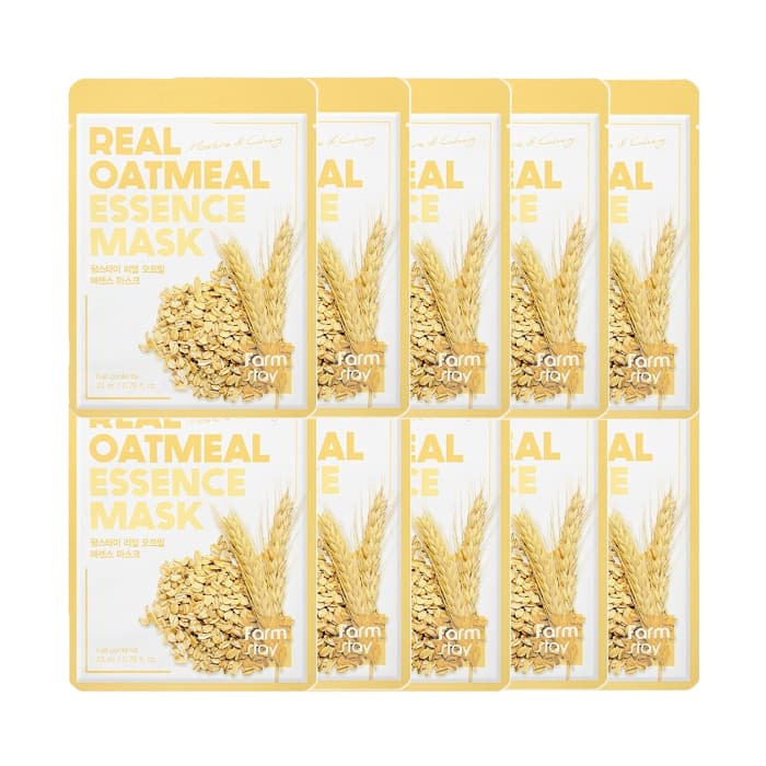 Real Essence Mask - - Oatmeal (10ea) Set