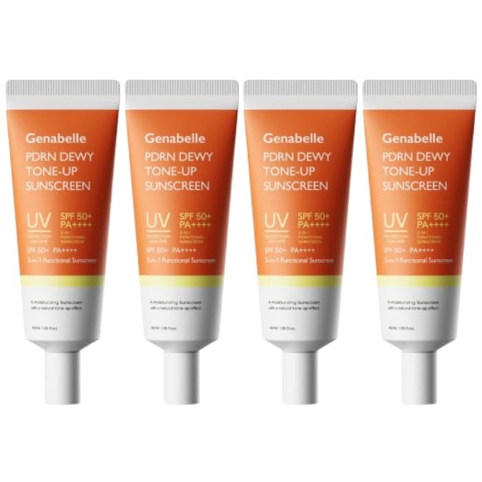 PDRN Dewy Tone-up Sunscreen SPF50+ PA++++ - (4ea) Set