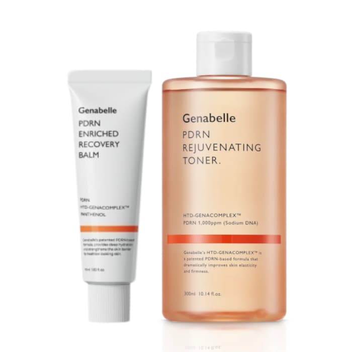 PDRN Enriched Recovery Balm - (1ea) & Rejuvenating Toner - (1ea) Set