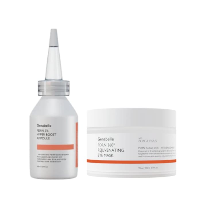 PDRN 3% Hyper Boost Ampoule - (1ea) & 360 Rejuvenating Eye Mask -/70ea Set