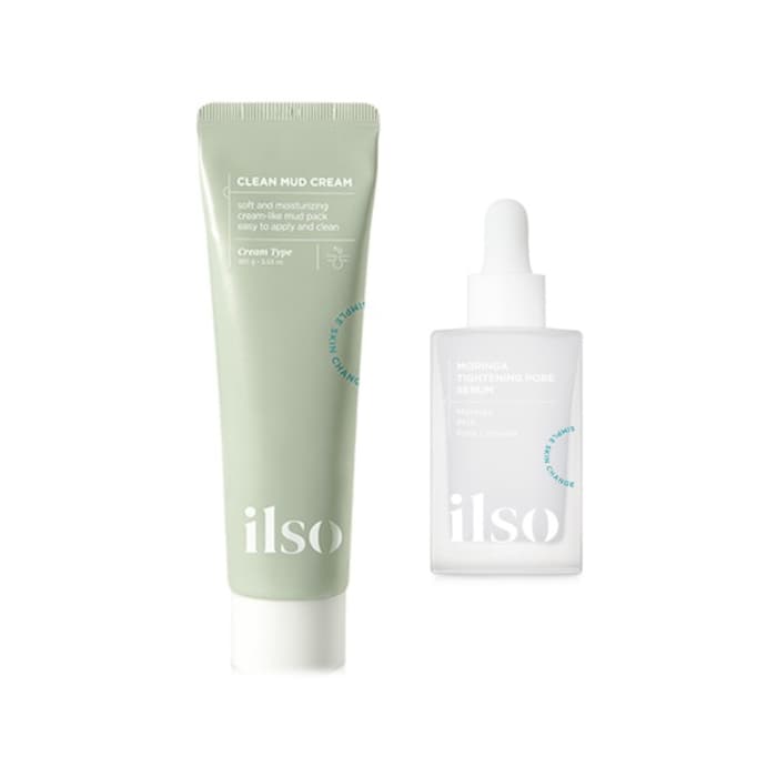 Clean Mud Cream - + Moringa Tightening Pore Serum - Set