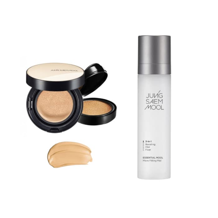 JUNGSAEMMOOL - Essential Skin Nuder Cushion SPF50+ PA+++ (With Refill) -+ - 21 Medium (1ea) + Essential Mool Micro.