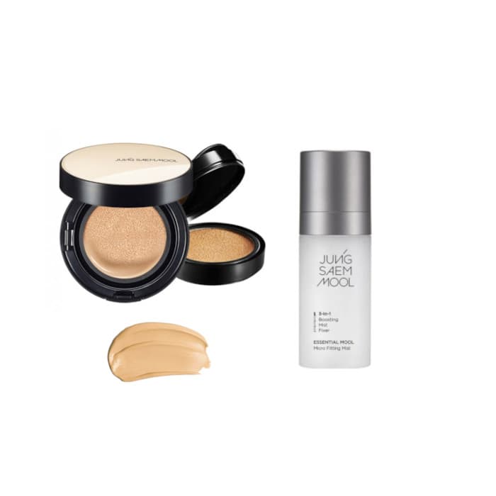 JUNGSAEMMOOL - Essential Skin Nuder Cushion SPF50+ PA+++ (With Refill) -+ - 21 Medium (1ea) + Essential Mool Micro