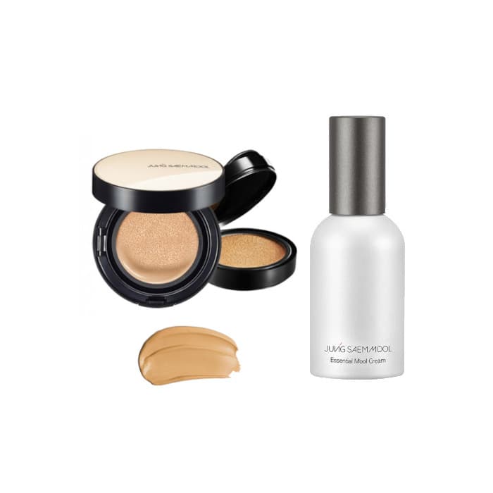 JUNGSAEMMOOL - Essential Skin Nuder Cushion SPF50+ PA+++ (With Refill) -+ - 23 Medium-Deep (1ea) + Essential Mool Cream