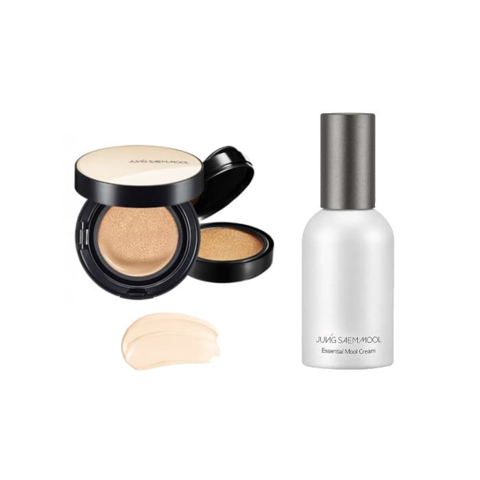 JUNGSAEMMOOL - Essential Skin Nuder Cushion SPF50+ PA+++ (With Refill) -+ - 13 Fair (1ea) + Essential Mool Cream -